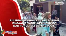 Puluhan Warga Lebak Laporkan Dugaan Penggelapan Bansos dan Pungli BLT BBM ke Polisi