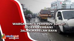 Warga Minta Pemprov Sumut Segera Perbaiki Jalan Marelan Raya