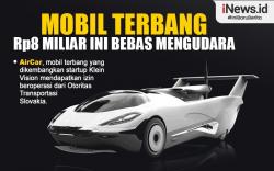 Infografis Mobil Terbang Seharga Rp8 Miliar Ini Bebas Mengudara