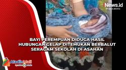 Bayi Perempuan Diduga Hasil Hubungan Gelap Ditemukan Berbalut Seragam Sekolah di Asahan