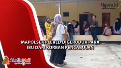 Mapolsek Plered Digeruduk Para Ibu dari Korban Pencabulan