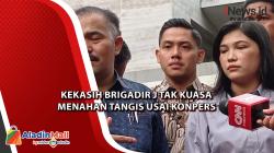 Kekasih Brigadir J Tak Kuasa Menahan Tangis usai Konpers