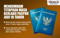 Infografis Masa Berlaku Paspor Jadi 10 Tahun