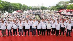 Dukungan kepada Ganjar Menguat, Warga Bandung Raya Gelar Deklarasi di Arcamanik <