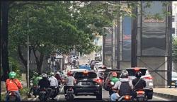 Uji Coba Rekayasa Lalin di Cipete, Jalan Panglima Polim Arah TB Simatupang Macet
