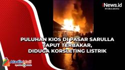 Puluhan Kios di Pasar Sarulla Taput Terbakar, Diduga Korsleting Listrik