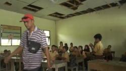 Rusak dan Dihuni Kelelawar, Gedung SD di Grobogan Tetap Dipakai Belajar Mengajar 