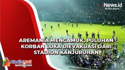Begini Situasi Evakuasi Puluhan Korban Luka setelah Aremania Mengamuk di Stadion Kanjuruhan