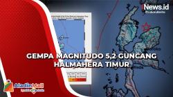 BMKG: Halmahera Timur Diguncang Gempa Magnitudo 5,2
