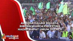 Al Aqsa dalam Bahaya, Ribuan Warga Palestina Hadiri Rapat Umum di Gaza