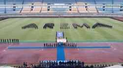Bentuk Konfigurasi AREMA di GBLA, TNI-Polri di Bandung Berduka atas Tragedi Kanjuruhan<