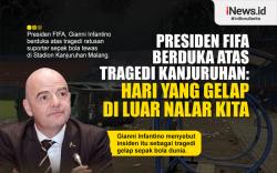 Infografis Presiden FIFA Berduka Atas Tragedi Kanjuruhan