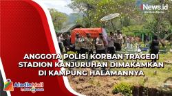 Polisi Korban Tragedi Kanjuruhan Dimakamkan di Trenggalek, Mertua: Dia Orang Baik