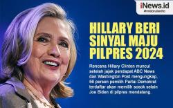 Infografis Hillary Clinton Beri Sinyal Maju Pilpres AS 2024