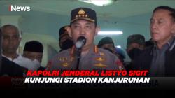 Kapolri Jenderal Listyo Sigit Kunjungi Stadion Kanjuruhan
