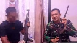 Eks Kombatan GAM di Aceh Barat Serahkan 2 Senpi ke TNI, Jenis AK47 dan AK56<