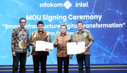 Foto Kerja Sama PT Infokom Elektrindo dengan Intel Corporation