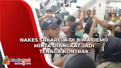 Tenaga Kesehatan Sukarela di Bima Demo Minta Diangkat jadi Tenaga Kontrak