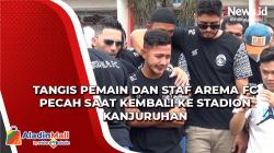 Pemain dan Staf Arema Gelar Tabur Bunga di Stadion Kanjuruhan