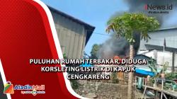  Puluhan Rumah Terbakar, Diduga Korsleting Listrik di Kapuk Cengkareng