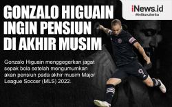 Infografis Gonzalo Higuain Ingin Pensiun Akhir Musim
