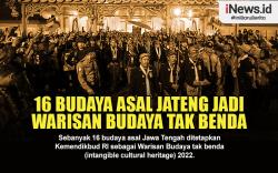 Infografis 16 Budaya Asal Jateng Jadi Warisan Budaya Tak Benda