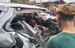 2 Kendaraan Terlibat Kecelakaan Adu Banteng, Jalan Jogja-Wonosari Macet 3 Kilometer