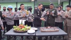 Nekat! Polisi Geruduk Markas Kodim 0624 Kabupaten Bandung saat HUT ke-77 TNI<