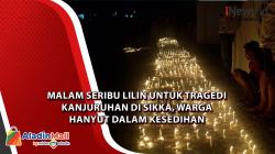 Malam Seribu Lilin untuk Tragedi Kanjuruhan di Sikka, Warga Hanyut Dalam Kesedihan