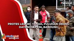 Protes Lelang Tanah, Puluhan Orang Datangi KPKNL Bandung