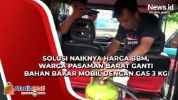 Solusi Naiknya Harga BBM, Warga Pasaman Barat Ganti Bahan Bakar Mobil dengan Gas 3 Kg