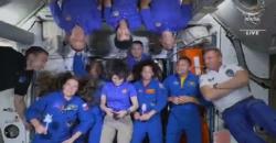 4 Astronot Disambut di Stasiun Luar Angkasa