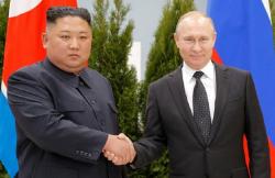 Vladimir Putin dan Kim Jong Un Saling Berkirim Surat, Apa Isinya?