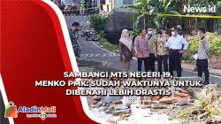 Menko PMK Tinjau MTsN 19, Pembenahan Segera Dilakukan Supaya Tak Jadi Langganan Banjir