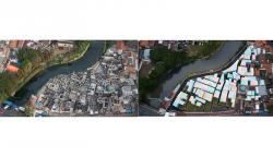 Foto Kampung Gembrong Dulu Kumuh, Kini Tertata Rapi Berkonsep Water Front City