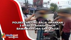 Polres Tanjung Balai Amankan 3 Anak di Bawah Umur Bawa Narkoba saat Razia