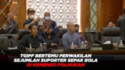 TGIPF Bertemu Perwakilan Sejumlah Suporter Sepak Bola di Kemenko Polhukam