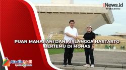 Tebar Senyum, Puan Maharani dan Airlangga Hartarto Jalan Sehat Bersama di Monas