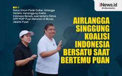 Infografis Airlangga Singgung Koalisi Indonesia Bersatu saat Bertemu Puan