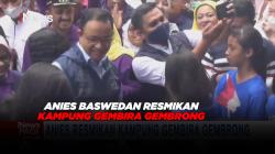 Anies Baswedan Resmikan Kampung Gembira Gembrong 