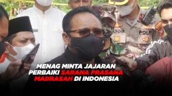 Menag Minta Jajaran Perbaiki Sarana Prasana Madrasah di Indonesia