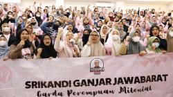 Ratusan Perempuan Milenial Bandung Dukung Ganjar Pranowo Jadi Presiden 2024<