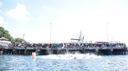Meriahkan FPSL Bitung, 102 Perenang Finswimming Berlomba Rebutkan Piala Danlantamal VIII 