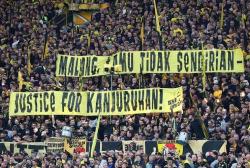 Suporter Dortmund Bikin Dukungan Bagi Aremania: Malang Kamu Tak Sendiri, Keadilan untuk Kanjuruhan