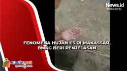 BMKG Imbau Masyarakat Makassar Hindari Aktivitas di Luar saat Hujan Es