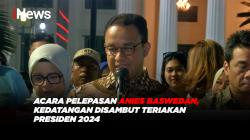 Acara Pelepasan Anies Baswedan, Kedatangan Disambut Teriakan Presiden 2024