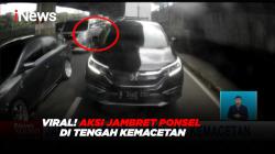VIRAL! Aksi Jambret Ponsel di Tengah Kemacetan