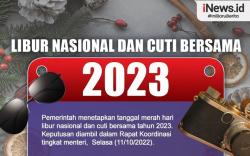 Infografis Libur Nasional dan Cuti Bersama Tahun 2023
