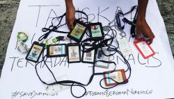 Aksi Tolak Kekerasan terhadap Jurnalis di Ternate