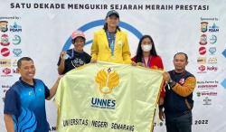 Membanggakan, 2 Mahasiswa Unnes Raih 6 Medali Emas Kejuaraan Renang Nasional